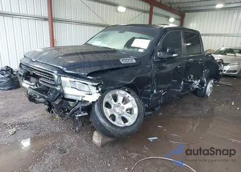 2019 Ram 1500 Big Horn/Lone Star z USA, uszkodzony, nr VIN 1C6SRFFTXKN674611